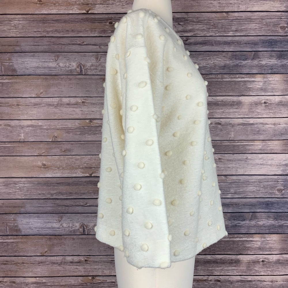 ANN TAYLOR Textured Polka Dot Sweater - Picture 3 of 8